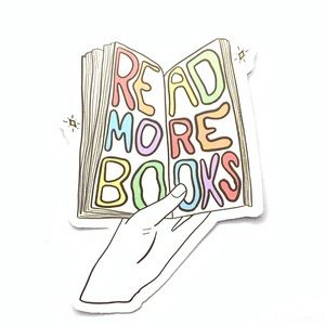 Read More Books Vinyl Sticker